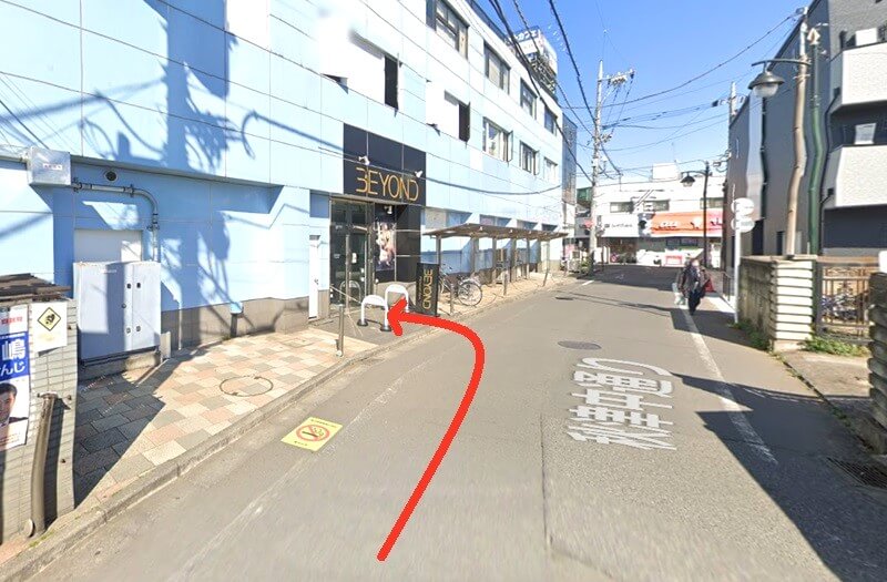 BEYOND（ビヨンド） 所沢秋津店までの徒歩経路