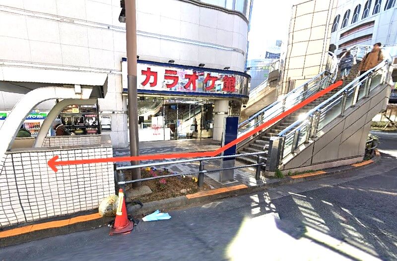 RIZAP（ライザップ）八王子店までの徒歩経路