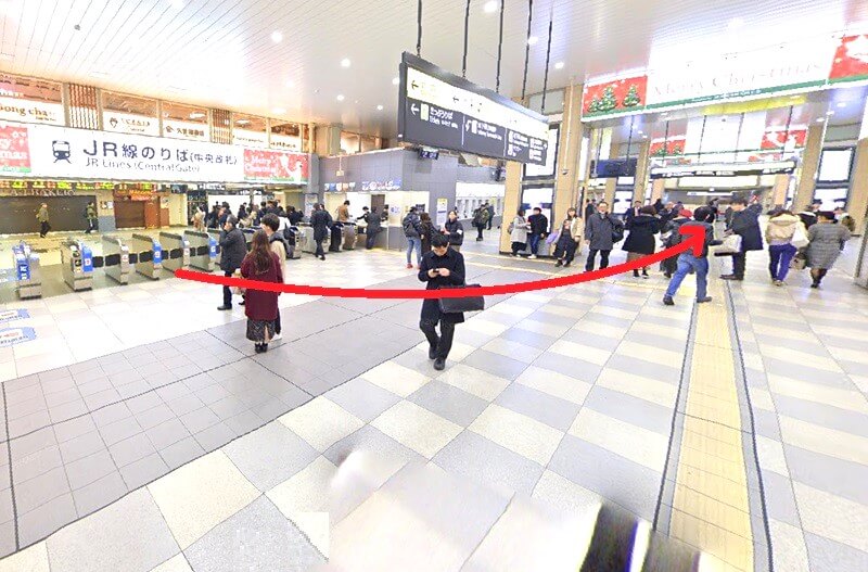 RIZAP（ライザップ）天王寺店までの徒歩経路