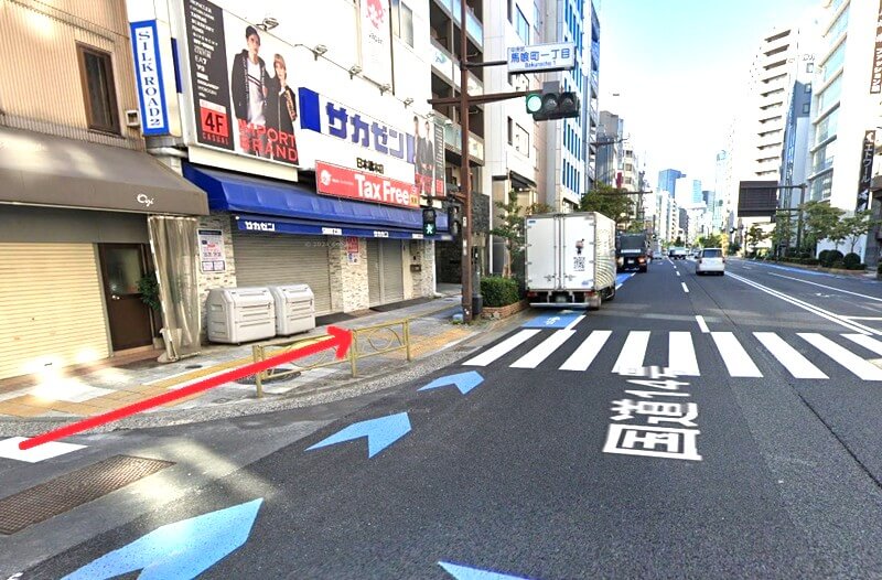 GOODLIFEGYM（グッドライフジム）東日本橋店までの徒歩経路