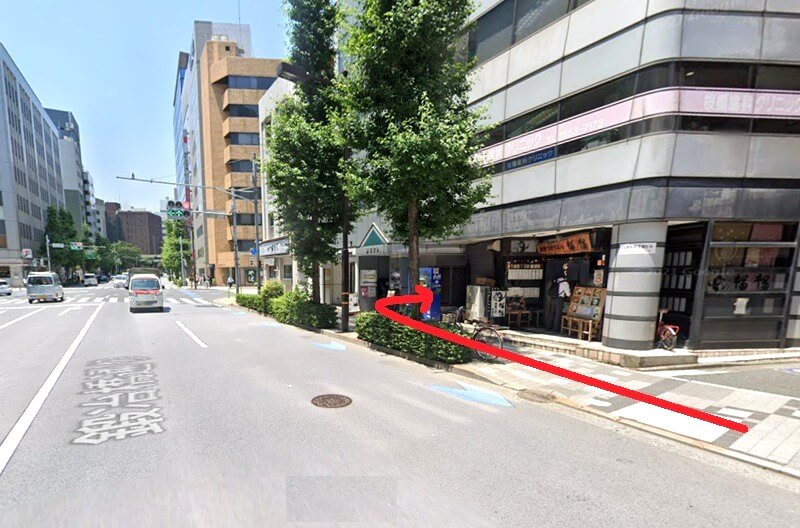 GOODLIFEGYM（グッドライフジム）八丁堀店までの徒歩経路