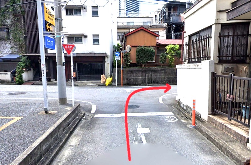 GOODLIFEGYM（グッドライフジム）prime西麻布店までの徒歩経路