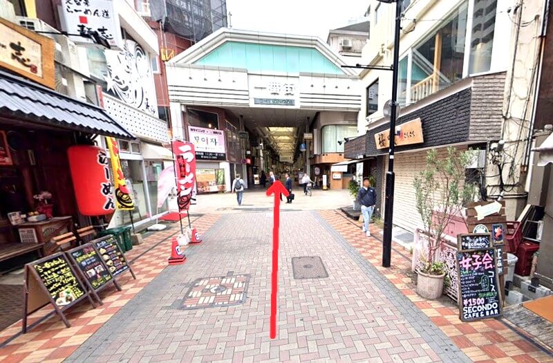 RIZAP（ライザップ）久留米店までの徒歩経路