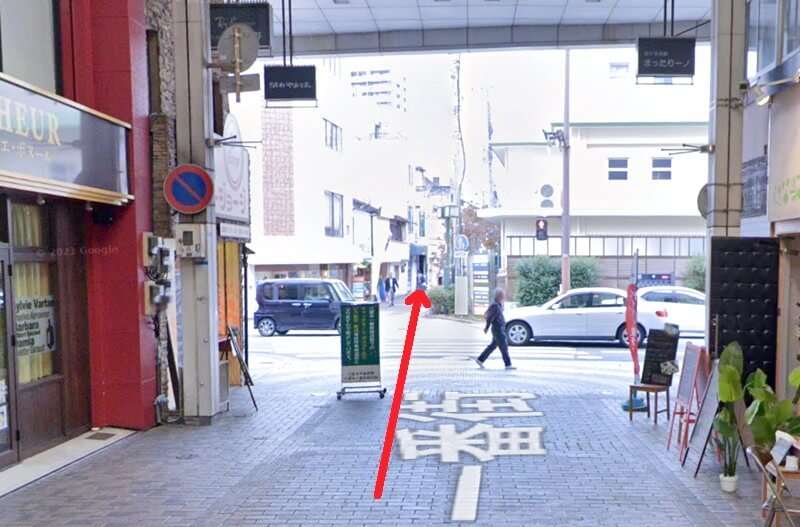 RIZAP（ライザップ）久留米店までの徒歩経路