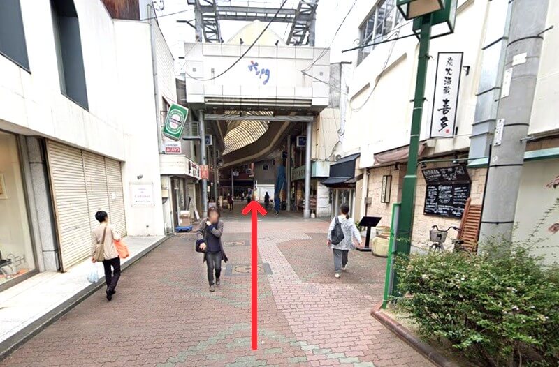 RIZAP（ライザップ）久留米店までの徒歩経路