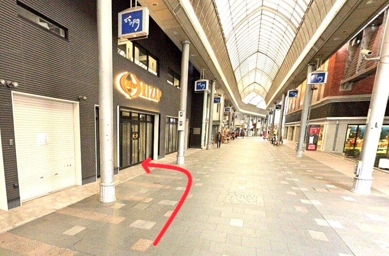 RIZAP（ライザップ）久留米店までの徒歩経路