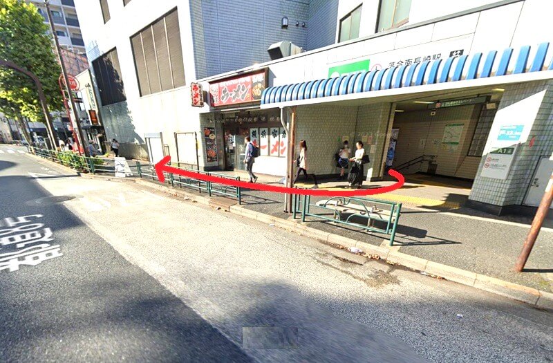 GOODLIFEGYM（グッドライフジム）落合南長崎店までの徒歩経路