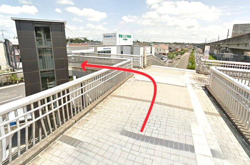 BEYOND（ビヨンド） 守谷店までの徒歩経路