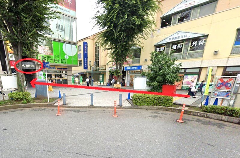 BEYOND（ビヨンド） ふじみ野店までの徒歩経路