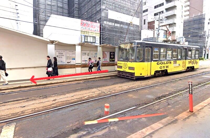 BEYOND（ビヨンド）函館店までの徒歩経路