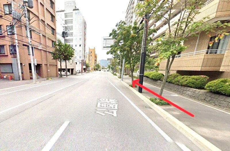 BEYOND（ビヨンド）函館店までの徒歩経路