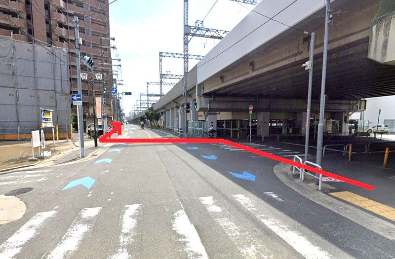 HPER（ハイパー）守口店までの徒歩経路