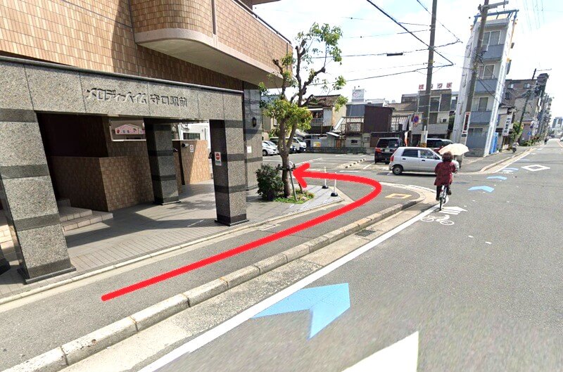 HPER（ハイパー）守口店までの徒歩経路