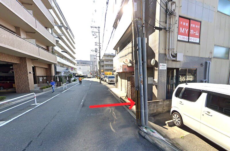 HPER（ハイパー）守口店までの徒歩経路