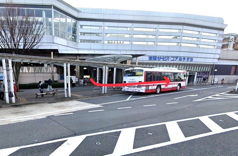 HPER（ハイパー）寝屋川店までの徒歩経路