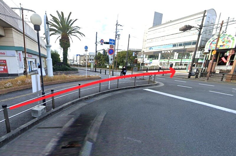 HPER（ハイパー）寝屋川店までの徒歩経路