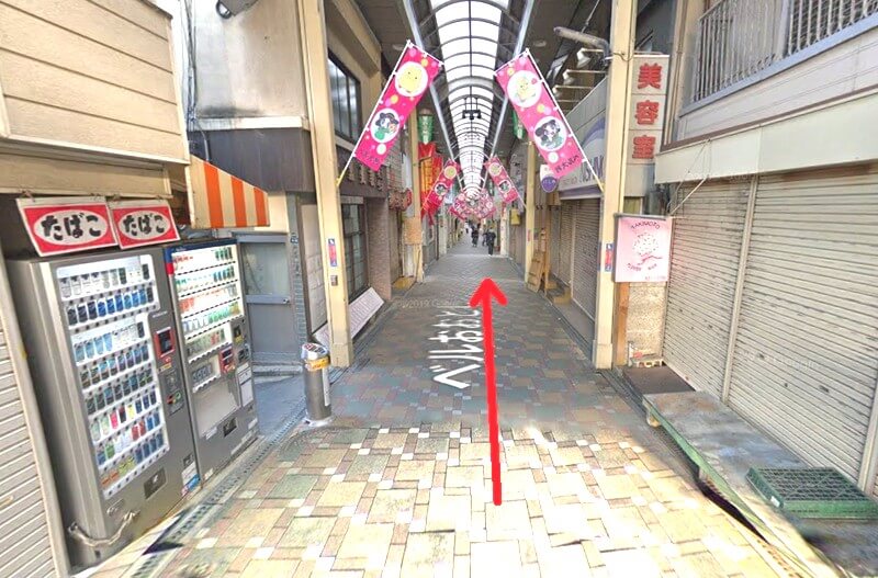 HPER（ハイパー）寝屋川店までの徒歩経路