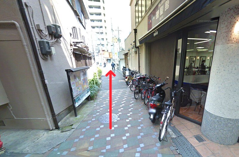 HPER（ハイパー）寝屋川店までの徒歩経路
