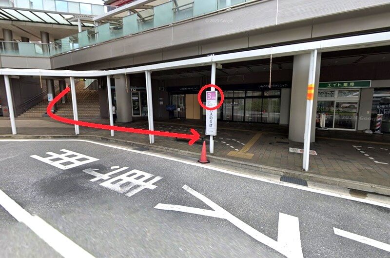 HPER（ハイパー）東香里店までの徒歩経路