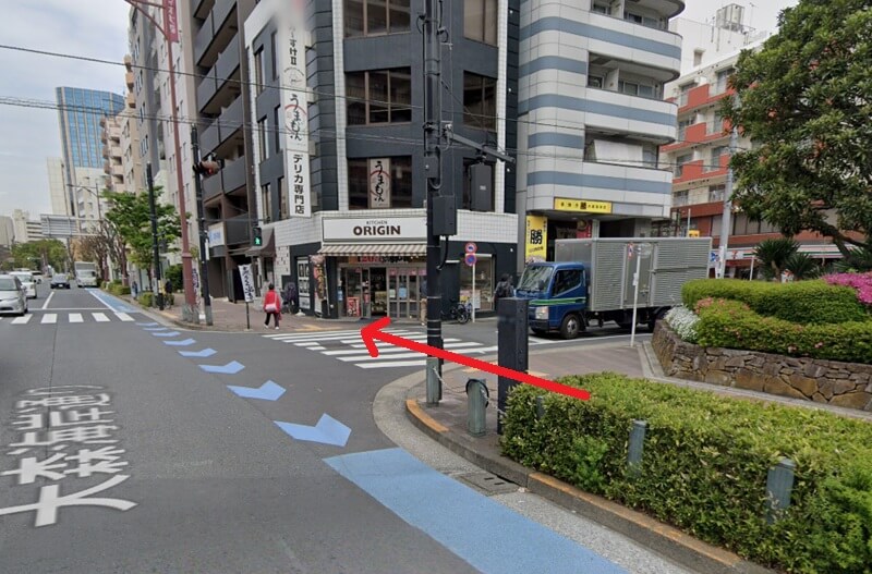 BEYOND（ビヨンド）大森海岸店までの徒歩経路