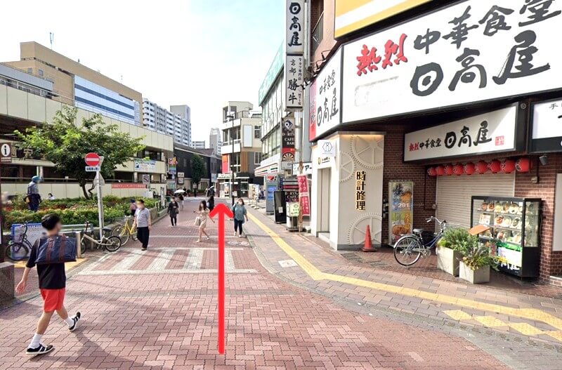 サスティナ 蒲田店までの徒歩経路