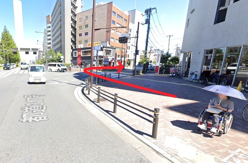 サスティナ 新宿落合本店までの徒歩経路