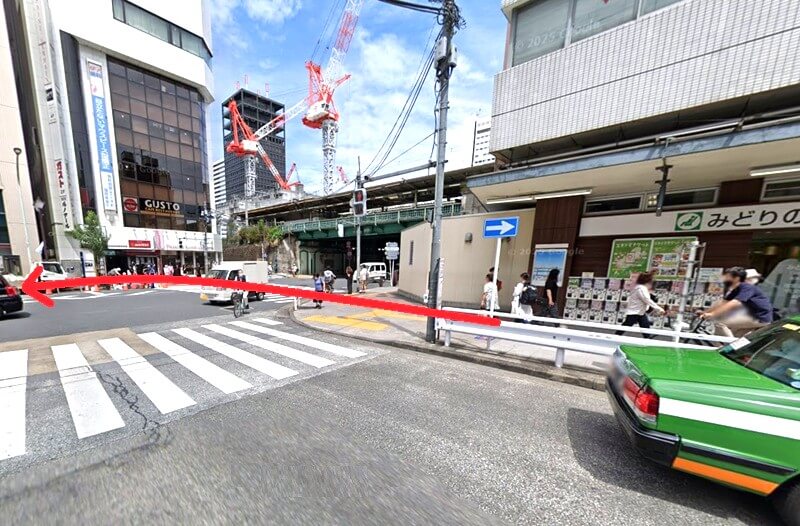 サスティナ 中野店までの徒歩経路