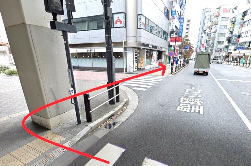 サスティナ 聖蹟桜ヶ丘店までの徒歩経路