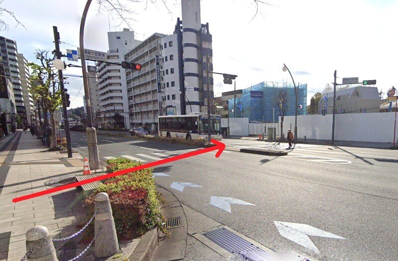 サスティナ 聖蹟桜ヶ丘店までの徒歩経路