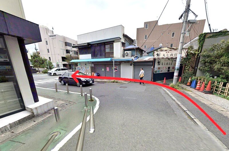 HPER（ハイパー）鎌倉店までの徒歩経路